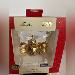 Hallmark 2018 Premium Disney Star Wars BB-8 Christmas Tree Ornament